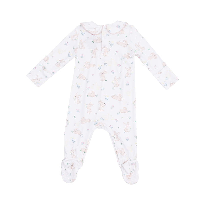 Smocked Peter Pan Footie - Bunny and Duck by Angel Dear