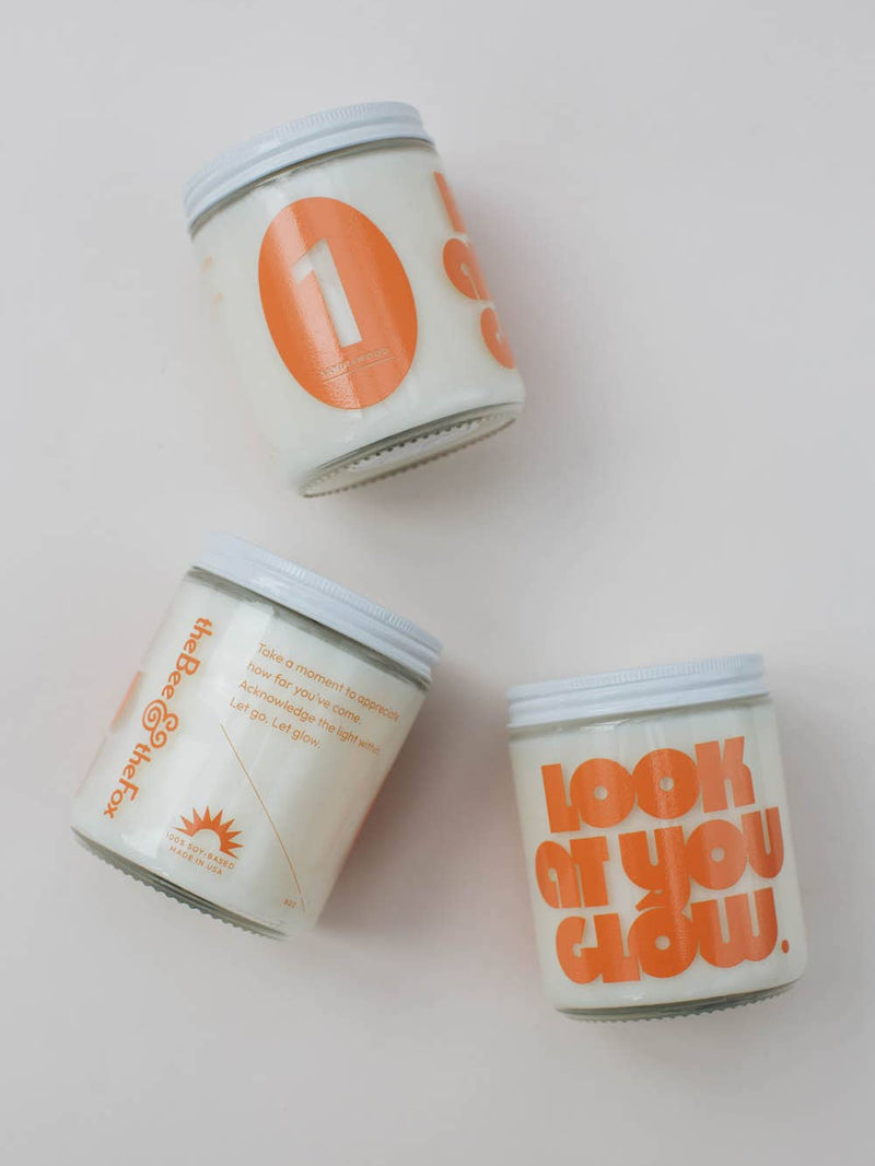 Look at You Glow Candle by The Bee & The Fox