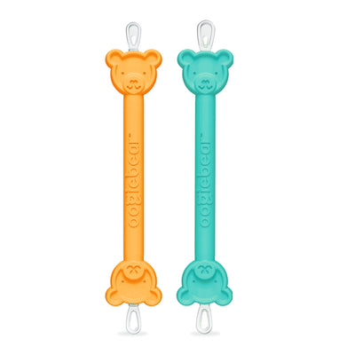 Baby Booger and Ear Wax Picker 2 Pack - Orange + Seafoam by Oogiebear