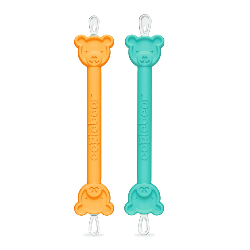 Baby Booger and Ear Wax Picker 2 Pack - Orange + Seafoam by Oogiebear