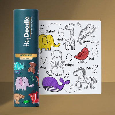 Silicone Reusable Colouring MiniMat by Hey Doodle