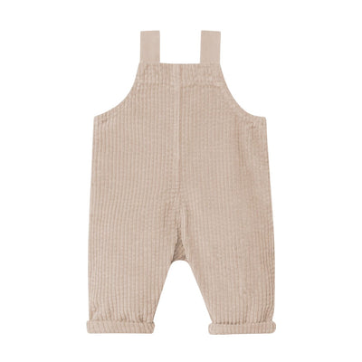 Organic Ribbed Velvet Dungarees - Pink by Snug
