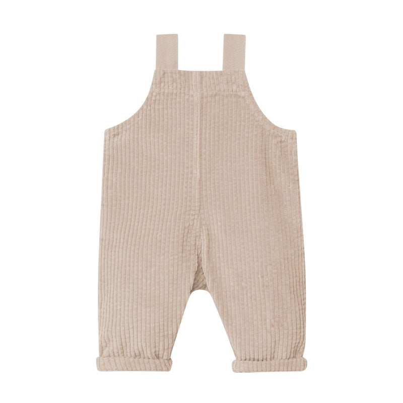 Organic Ribbed Velvet Dungarees - Pink by Snug