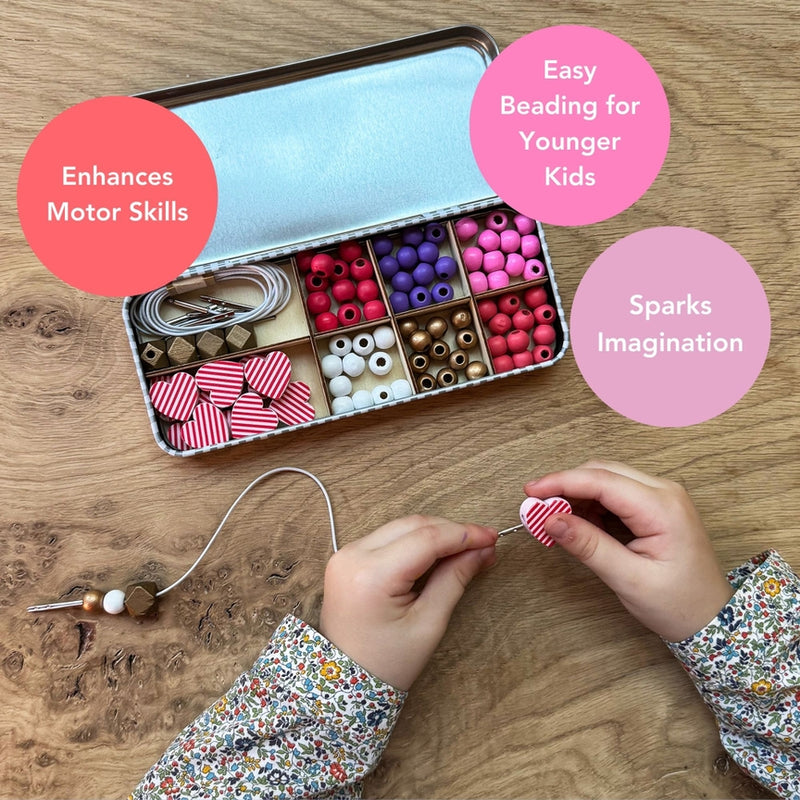 Love & Hearts Bracelet Bead Kit by Cotton Twist