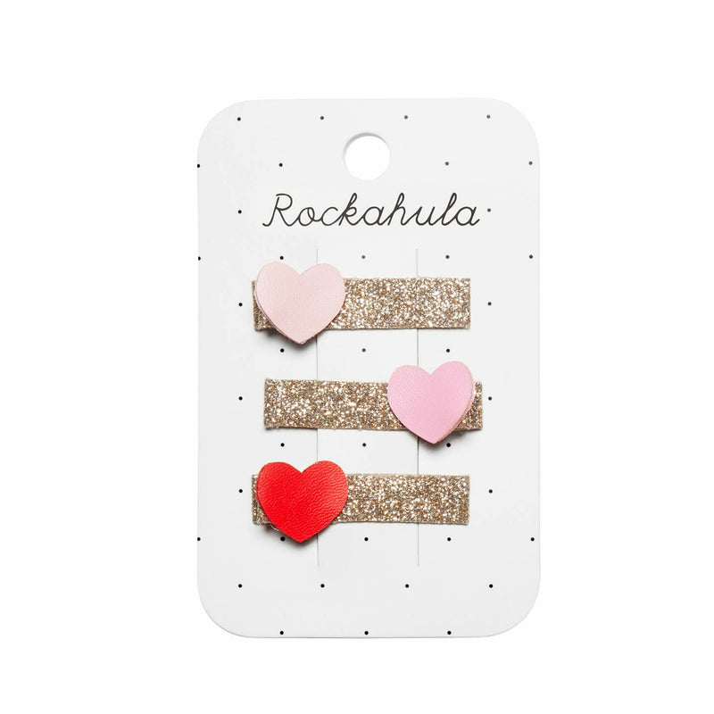 Heartbreaker Glitter Bar Clips by Rockahula Kids