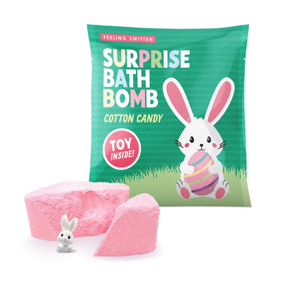 Easter Cotton Candy Surprise Bath Bomb by Feeling Smitten