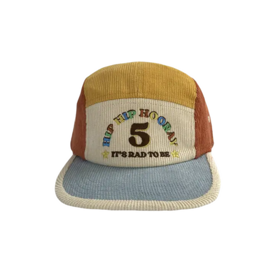 5th Birthday Cord Cap - Primary Spliced by Banabae