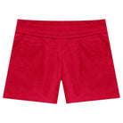 Red shorts on a white background