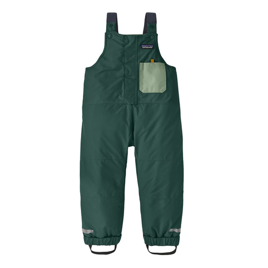Baby Snow Pile Bibs - Cascade Green by Patagonia