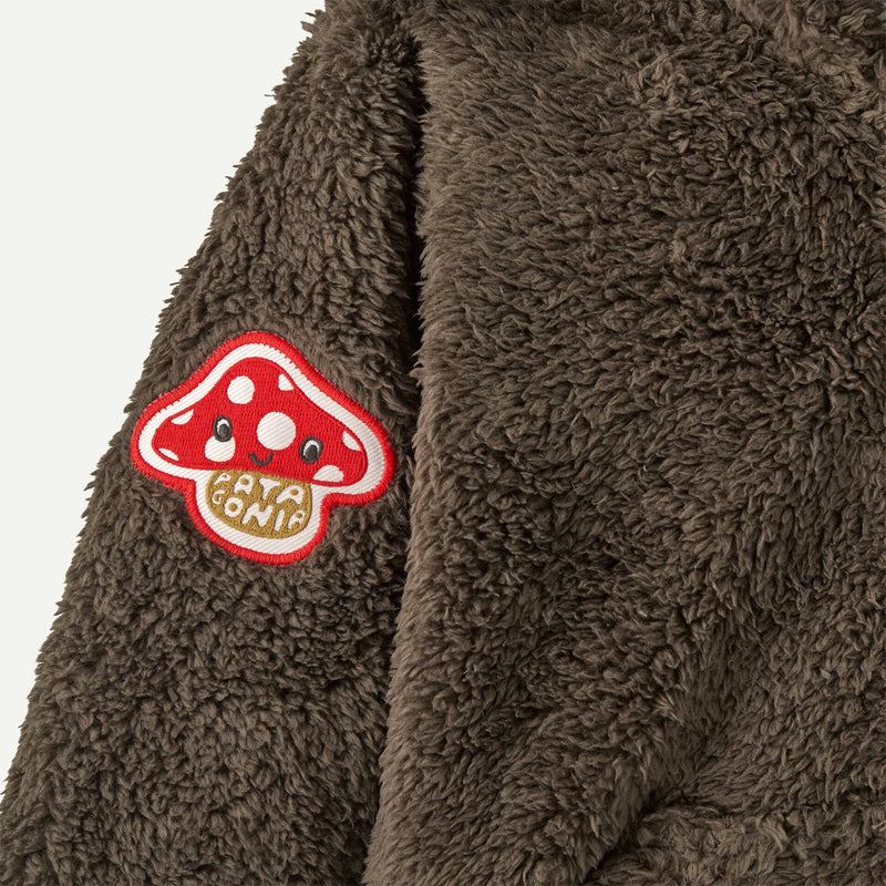 Baby Furry Friends Hoody - Amanita Rita Patch:Marlow Brown by Patagonia