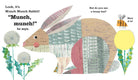 Illustration of a rabbit and bee from a children's book