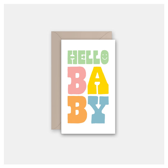 Pastel Baby Enclosure Card by Rock Scissor Paper