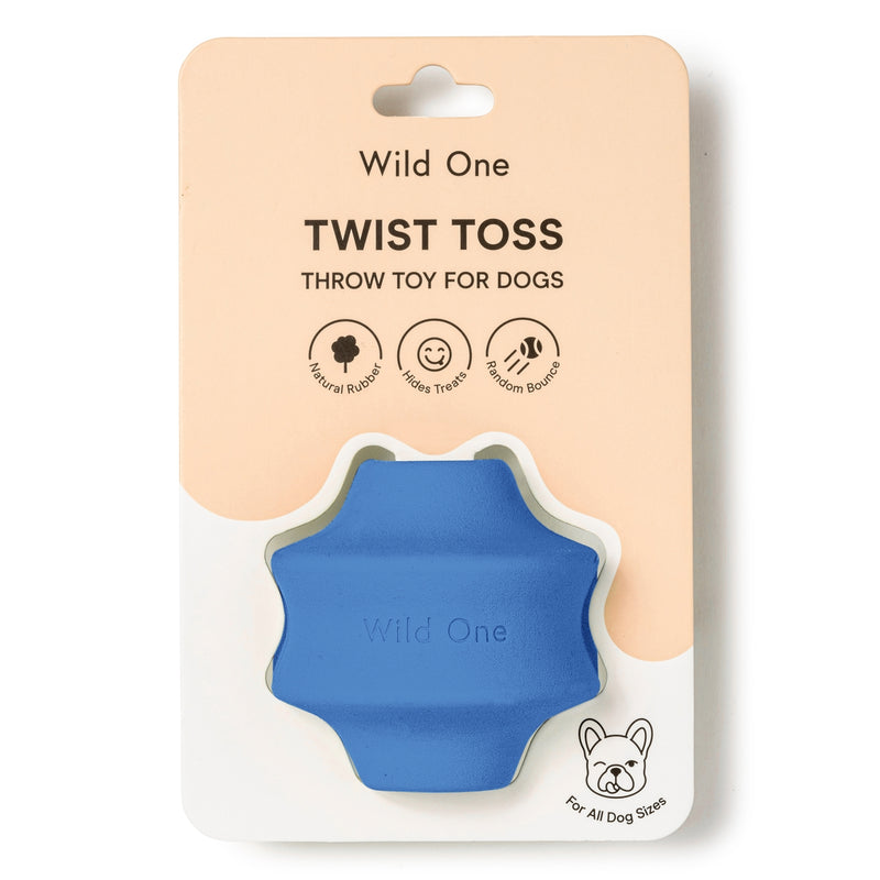 Twist Toss Treat Dispensing Dog Toy - Moonstone by Wild One