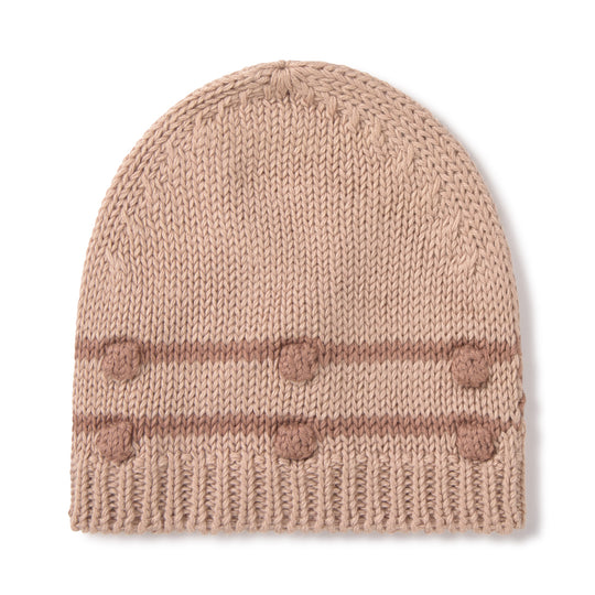 Knit Chickpea Hat - Candy/Bloom by Li & Me