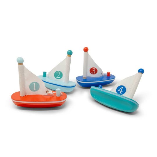 Lil Wooden Sailboat (1 Unit Assorted) by Jack Rabbit Creations