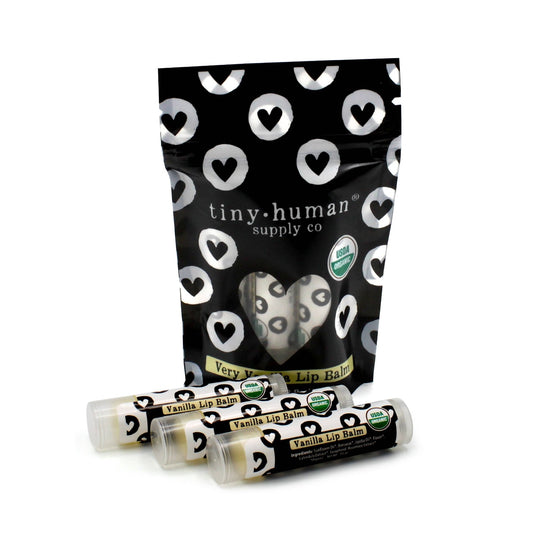 Organic Lip Balm - Very Vanilla by Tiny Human Supply Co.