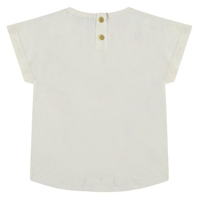 Ice Cream Cone Short Sleeve Tee - Ivory by Babyface - FINAL SALE