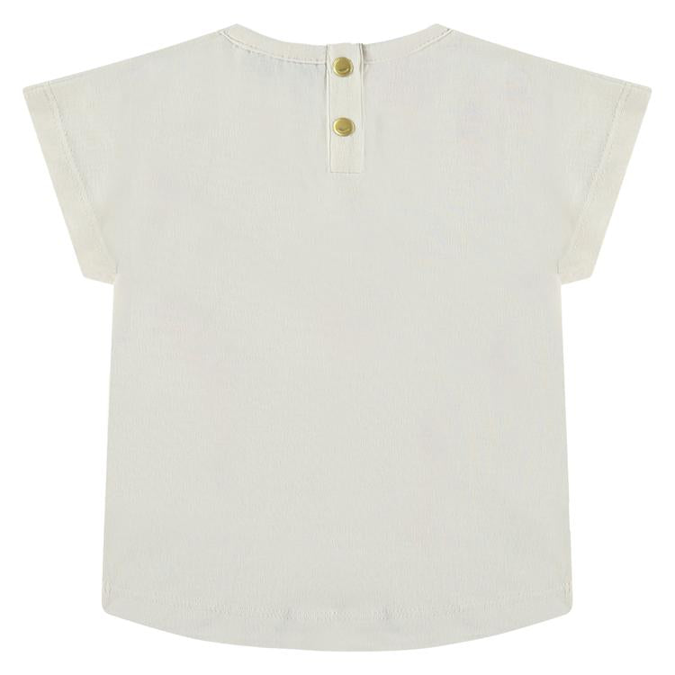 Ice Cream Cone Short Sleeve Tee - Ivory by Babyface - FINAL SALE