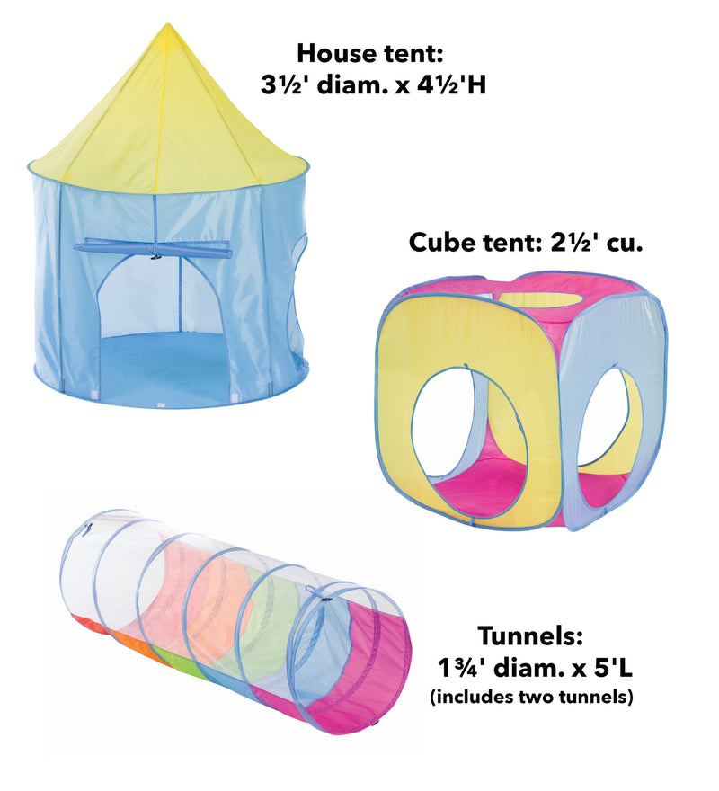 Pop-Up Play Tents & Tunnels - Rainbow by HearthSong