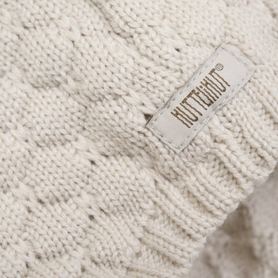 Bonnet Wool Knit Pom Pom - Sand Melange by Huttelihut