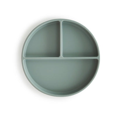 Silicone Suction Plate - Cambridge Blue by Mushie & Co