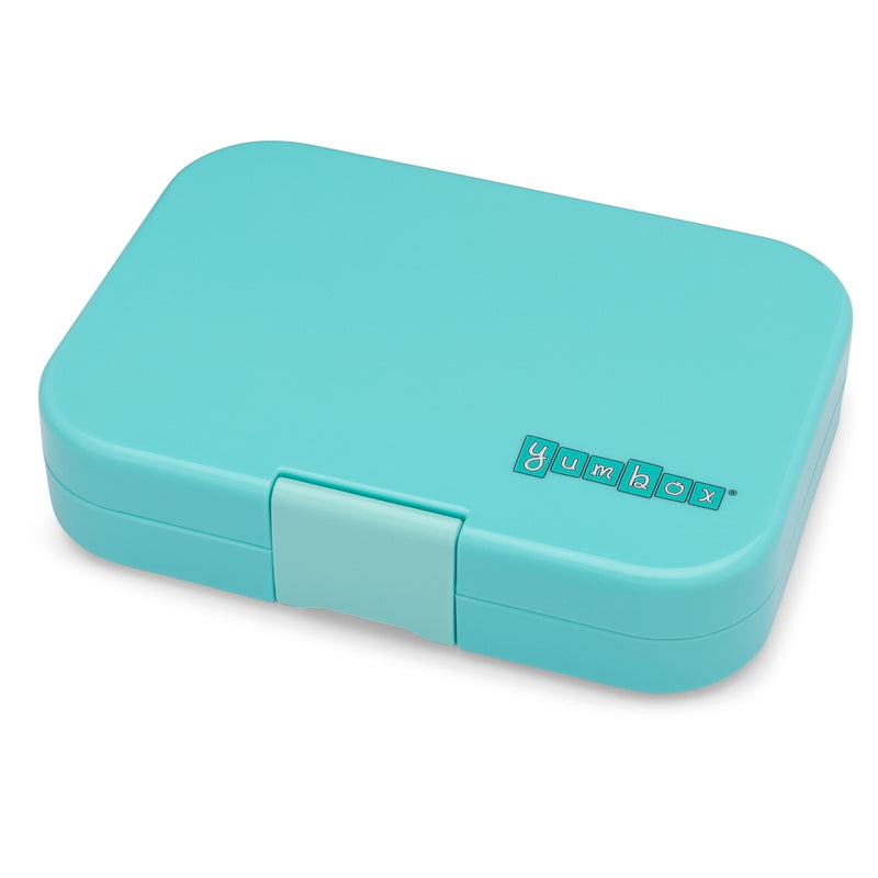 Yumbox Leakproof Sandwich Friendly Bento Box - 4 Compartment - Misty Aqua by YumBox