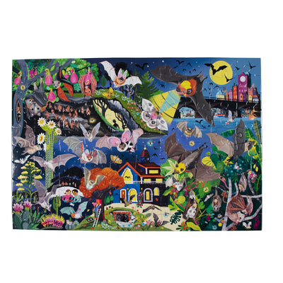100 Piece Puzzle - Love of Bats by Eeboo