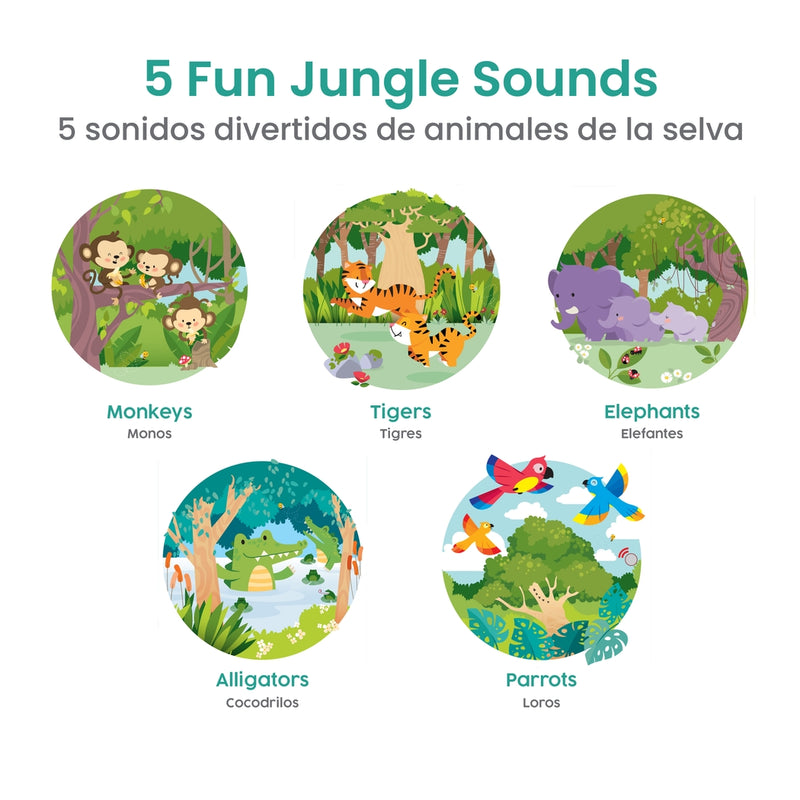 La Selva Bilingual Sound Book: Jungle Animal Sounds by Binibi