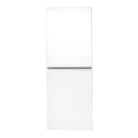 White notepad with a grid pattern on a white background