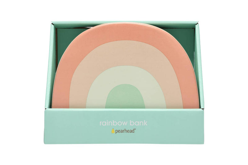 Ceramic Rainbow Bank by Pearhead