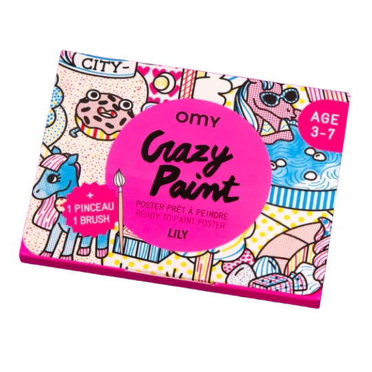 Unicorn Paint Activity With Brush + Pre-Applied Paint by OMY