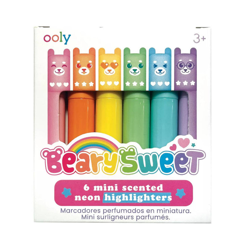 Beary Sweet Mini Scented Neon Highlighters by OOLY