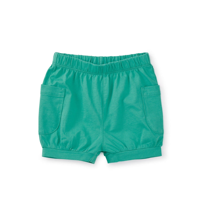 Bubble Pocket Baby Shorts - Light Laguna by Tea Collection FINAL SALE
