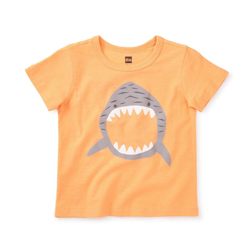 Baby Shark Baby Graphic Tee - Cantaloupe by Tea Collection FINAL SALE