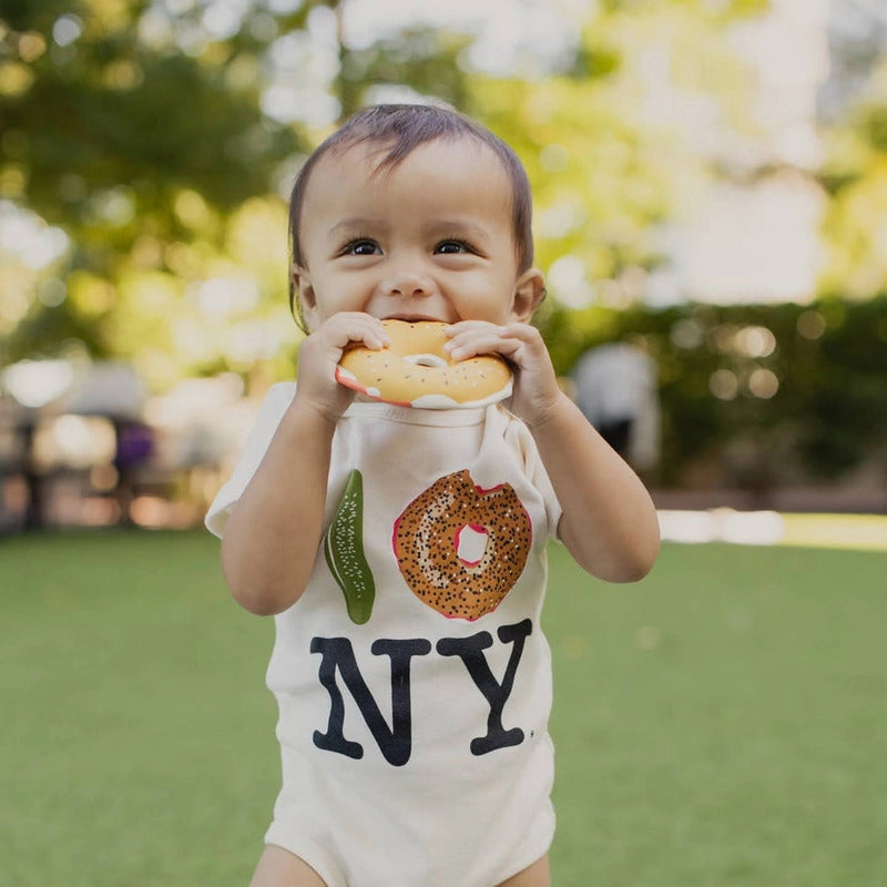 The Lox Bagel Teether by PiccoliNY