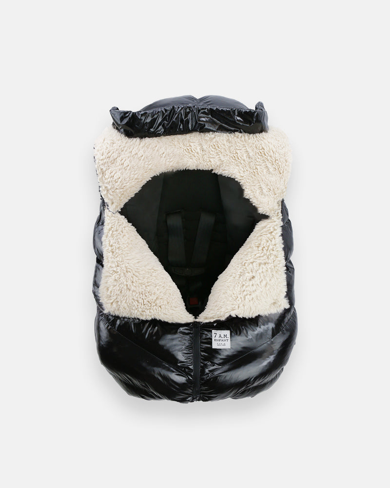 Car Seat Cocoon - Black Polar by 7AM Enfant