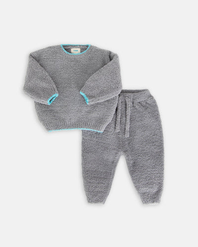 Boxy Lounge Pants - Fuzzy by 7AM Enfant