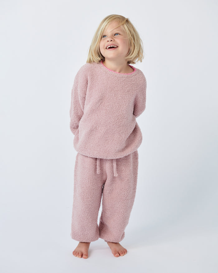 Boxy Lounge Pants - Fuzzy by 7AM Enfant