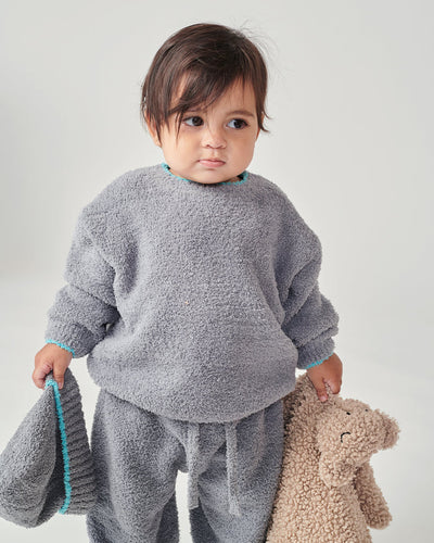 Boxy Lounge Pants - Fuzzy by 7AM Enfant