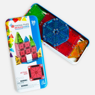 microMAGS 26-Piece Travel Set by Magna-Tiles