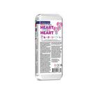 Magnetic travel set packaging with heart-themed design on a white background