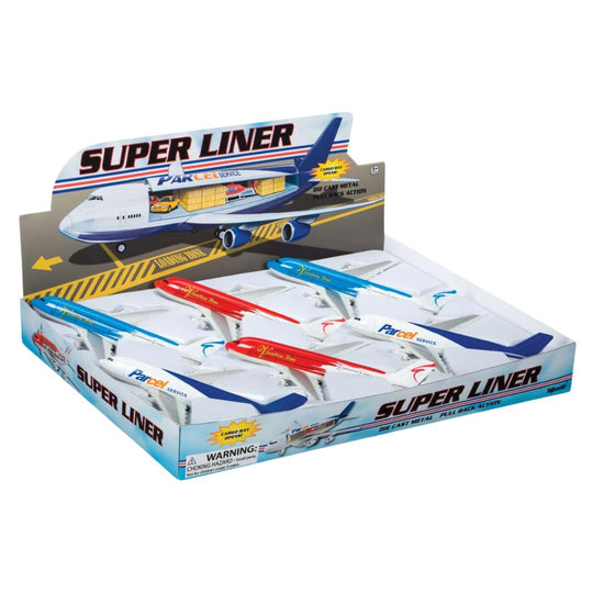 Diecast Super Liner Freight Airplane (1 Unit Assorted) by Toysmith