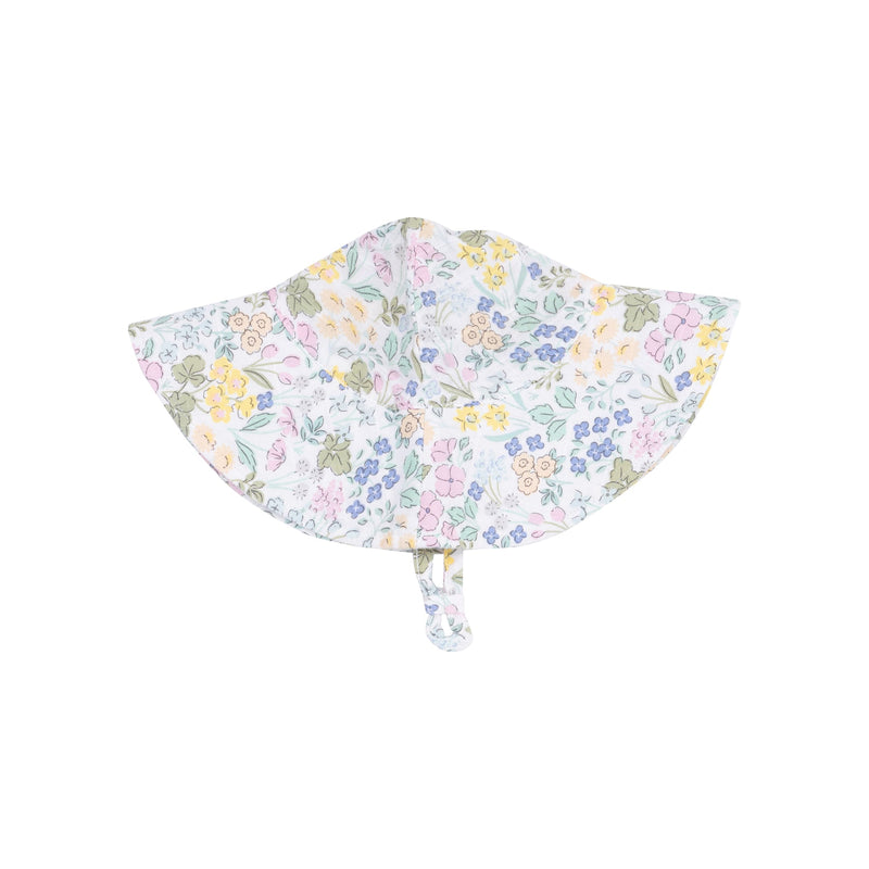 Muslin Wide Brim Sunhat - Samantha Floral by Angel Dear - FINAL SALE