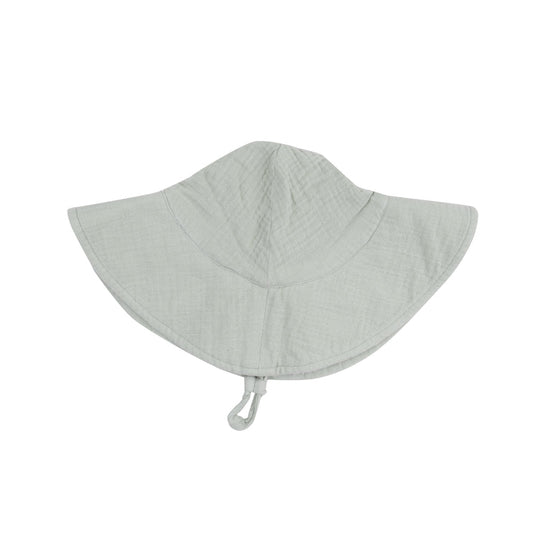 Muslin Wide Brim Sunhat - Desert Green by Angel Dear - FINAL SALE