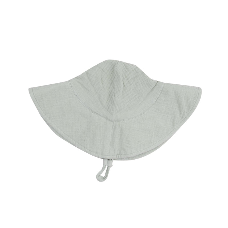 Muslin Wide Brim Sunhat - Desert Green by Angel Dear