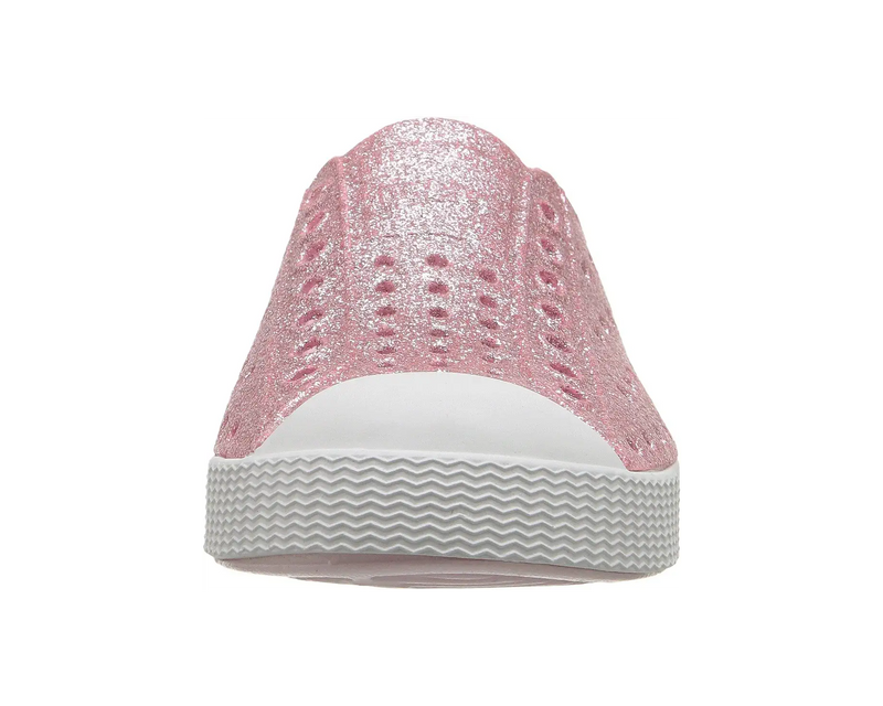 Jefferson Shoe - Milk Pink Bling/Shell White by Native
