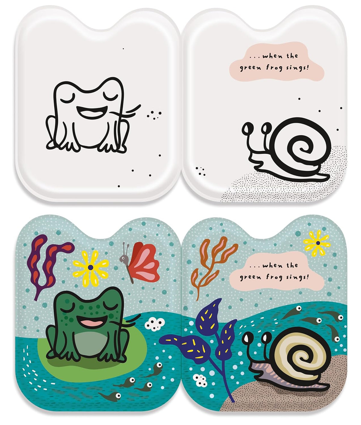 Set of three small boards with animal illustrations on a white background