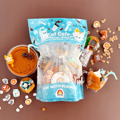 Cat Cafe Play Dough Kit by Earth Grown KidDoughs