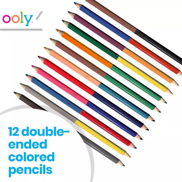 2 of a Kind Double Ended Colored Pencils by OOLY