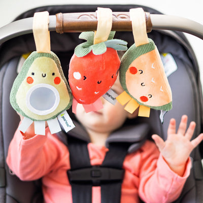 Stroller Toy Set of 3 - Fruit by Pearhead